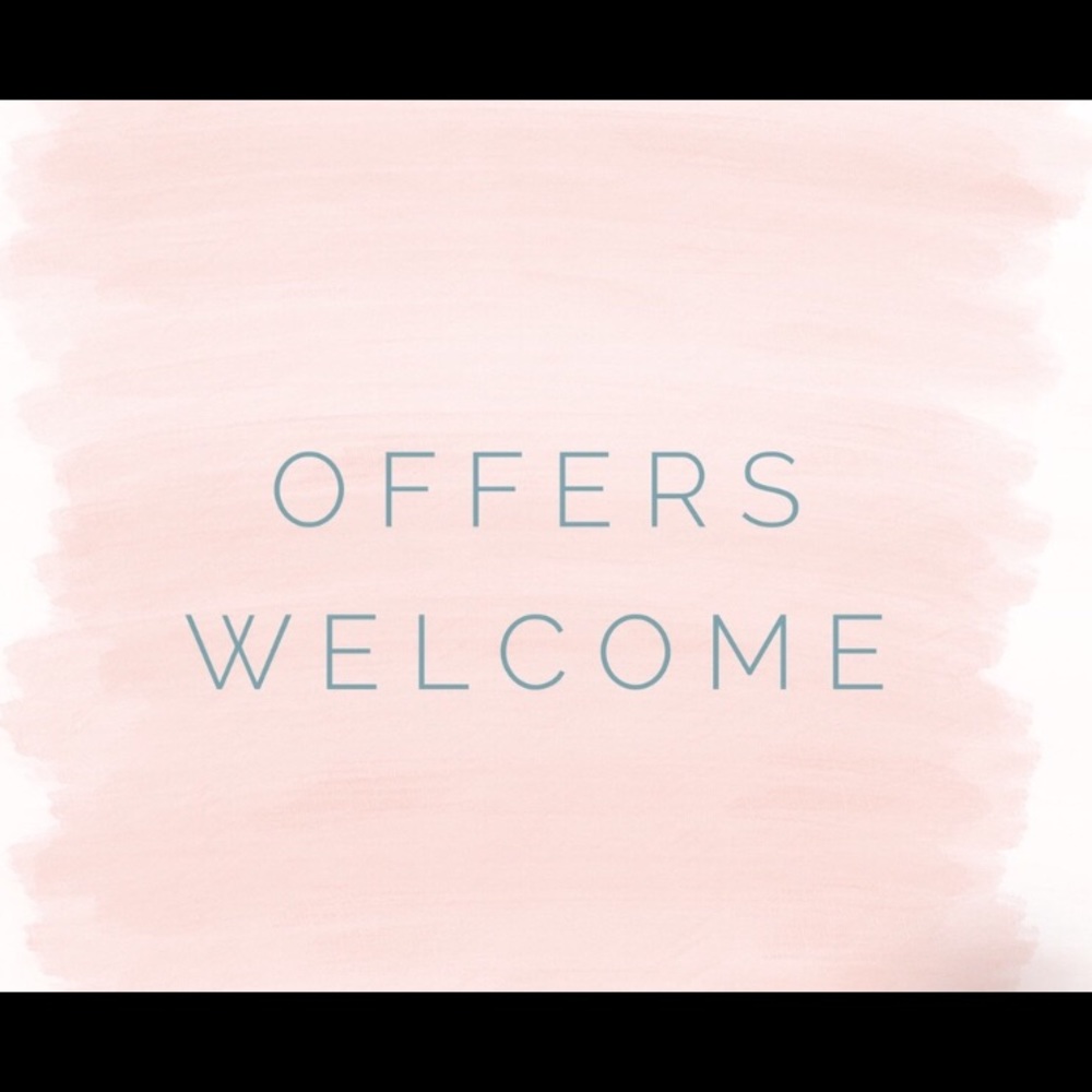 Offers welcome! Hoping we can do business 🌷